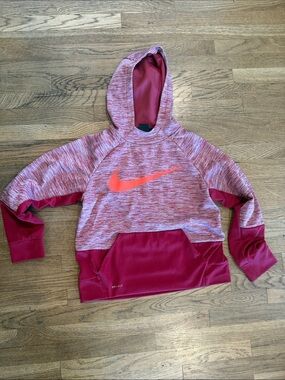 Nike Kids Pullover Hoodie with Bright Swoosh size large